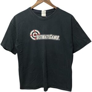 Ultimate Camo Flaming deer skull and graffiti back graphic hunting outdoor shirt